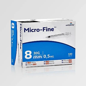 BD Micro-Fine+ Penkanyle 0,5ml 30G (1 box x 100 pcs)