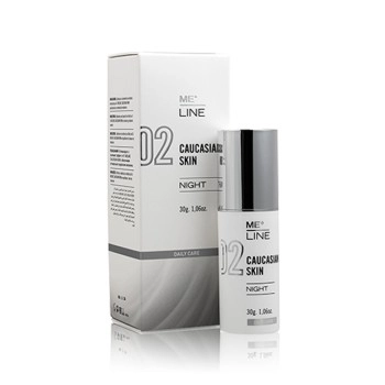 MeLine 02 Caucasian Skin Night 30g (1 bottle x 30g)