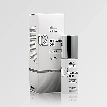 MeLine 02 Caucasian Skin Night 30g (1 bottle x 30g)