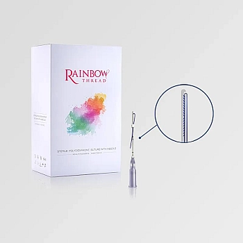 Rainbow Thread Hi Rhino 19G/38L/60 (100 threads (5 pouches x 20 pcs))