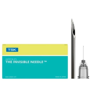 TSK The Invisible Needle 34G x 9mm - LDS-02009-100 (100 x sharp needles)
