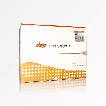JBP Nano Cannula 22G x 70mm (24 pieces)