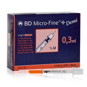 BD Micro-Fine+ Penkanyle 0,3ml 30G (1 box x 100 pcs)