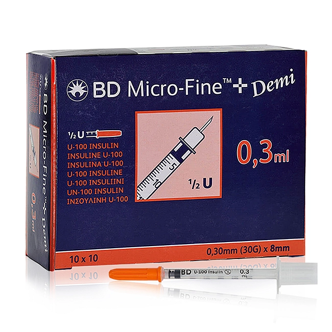 BD Micro-Fine+ Penkanyle 0,3ml 30G (1 box x 100 pcs)