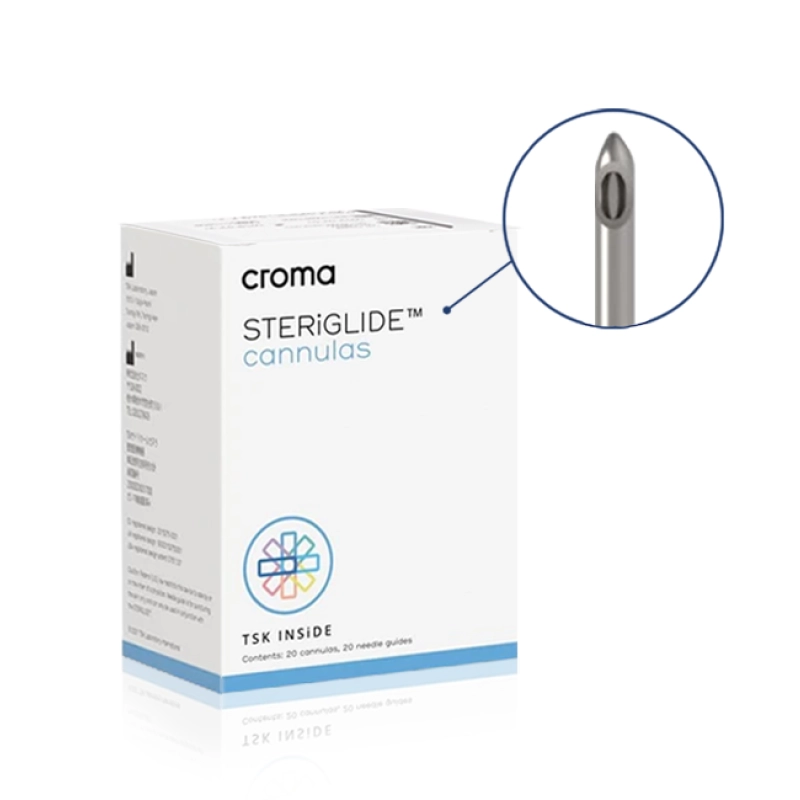Croma TSK Steriglide Cannula 27G x 50mm - SGC-27050-C020 (20 x kits) Croma TSK Steriglide Cannula 27G x 50mm - SGC-27050-C020 (20 x kits)