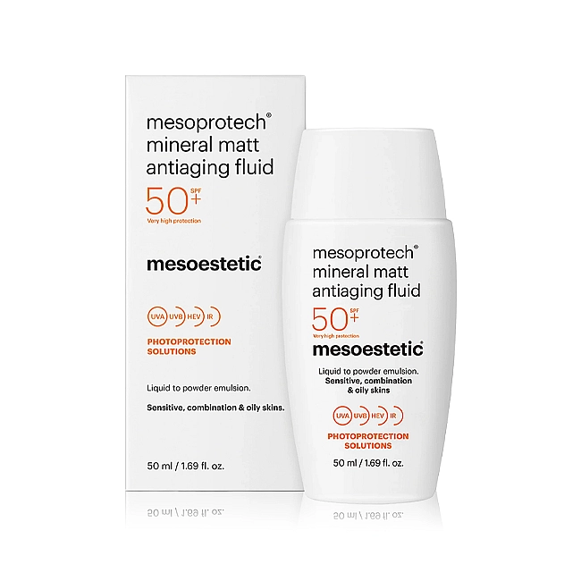 Mesoestetic Mesoprotech Mineral Fluid SPF 50+ 50ml (1 bottle x 50ml)