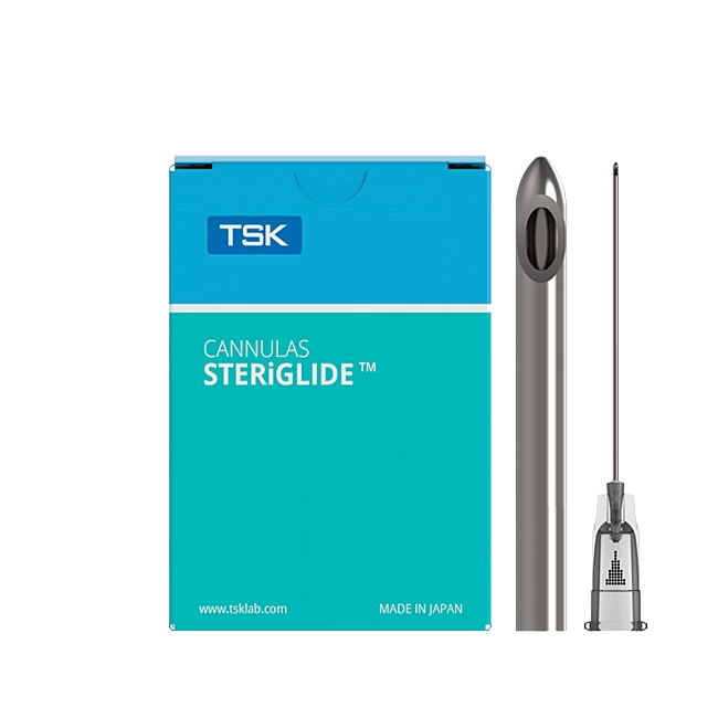 TSK Steriglide Cannulas 25G x 38mm - SGC-25038-020 (20 x cannulas)