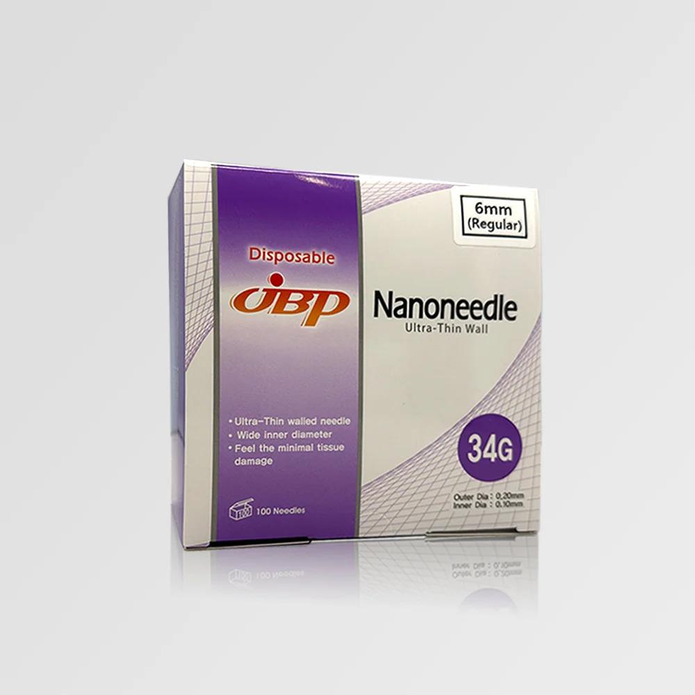 JBP Nanoneedle 34G x 6mm (100 pieces)