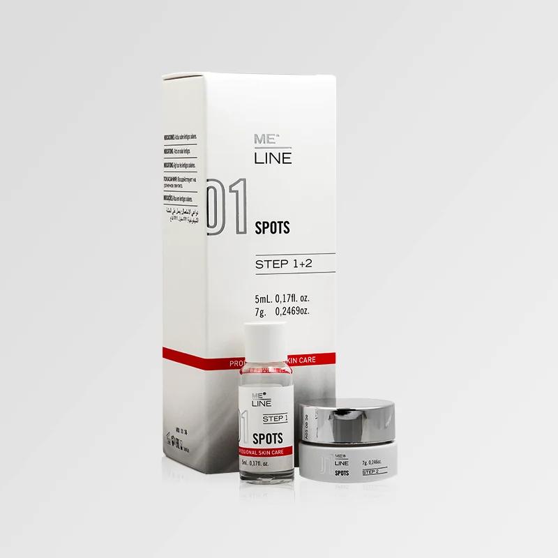 MeLine 01 Spots step 1, 5ml + step 2, 7gr. (1. step x 5ml + 2. step x 7g.)
