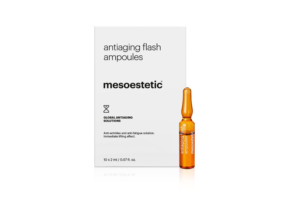 Mesoestetic Anti aging Flash Ampoules 2ml (10 ampoules x 2ml) Mesoestetic Anti aging Flash Ampoules 2ml (10 ampoules x 2ml)