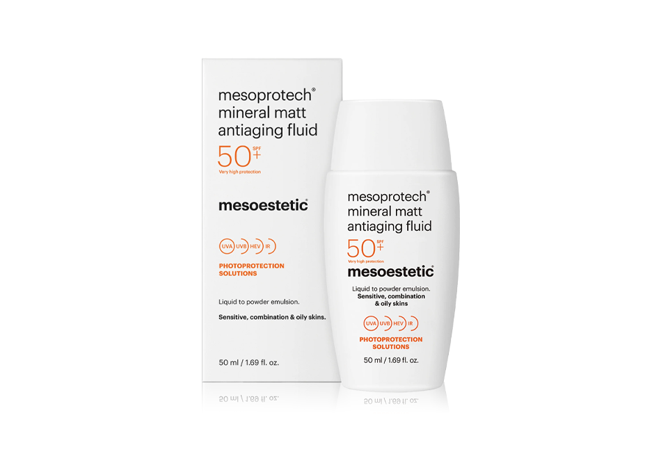 Mesoestetic Mesoprotech Mineral Fluid SPF 50+ 50ml (1 bottle x 50ml)