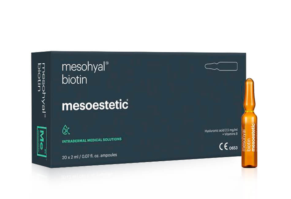 Mesoestetic Mesohyal Biotin 2ml (20 ampoules x 2ml) Mesoestetic Mesohyal Biotin 2ml (20 ampoules x 2ml)