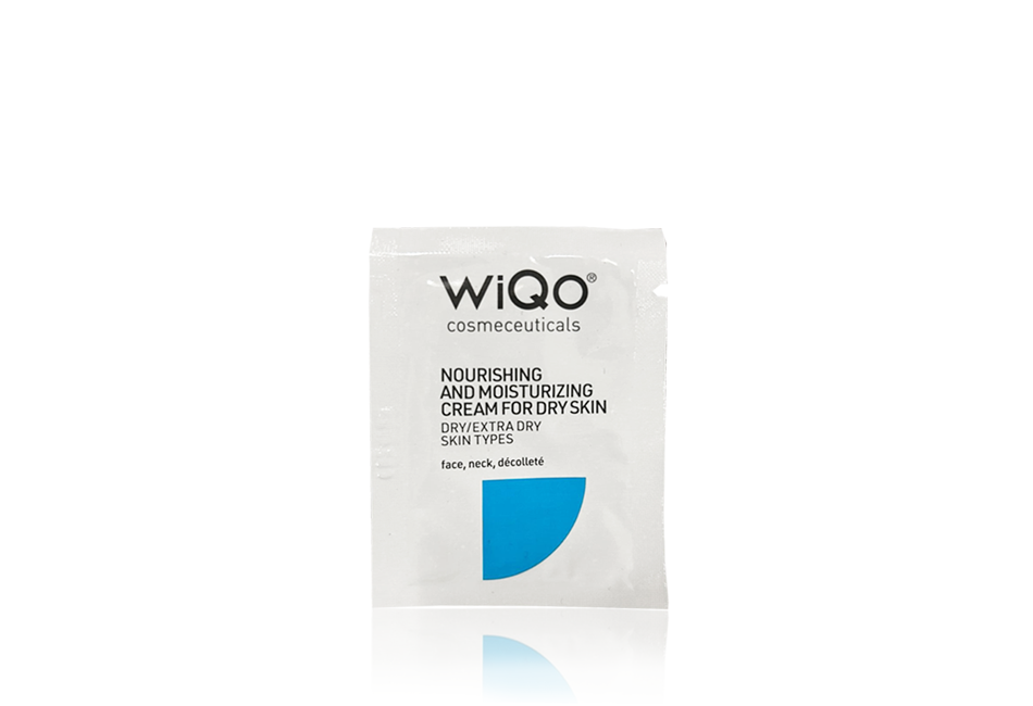 WiQo Nourishing and Moisturizing Cream for Dry Skin Sachets 3ml (1000 sachets x 3ml)